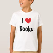 T-shirt J'aime les livres (Devant)