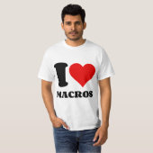 T-SHIRT J'AIME LES MACROS (Devant entier)