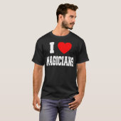 T-shirt J'aime les magiciens _1 (Devant entier)