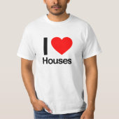 T-shirt j'aime les maisons (Devant)