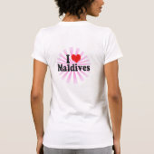 T-shirt J'aime les Maldives (Dos)