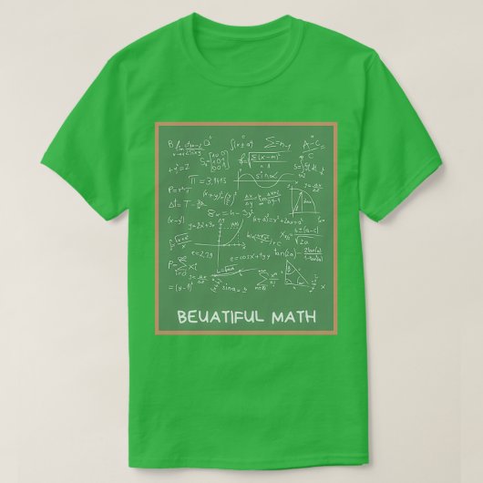 T-shirt J'aime les maths 5 (Design devant)