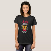 T-shirt J'Aime Les Maths Et Les Chats Mathématiques Les Nu (Devant entier)