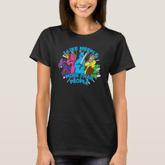 T-shirt J'aime les meeple plus que les gens u2013 Meeple p