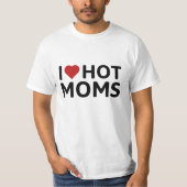 T-shirt J'Aime Les Moms Chaudes (Devant)