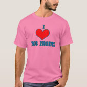 T-shirt J'Aime Les Moms Chaudes (Devant)