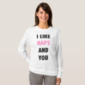 T-shirt J'Aime Les Naps Et Toi (Devant entier)