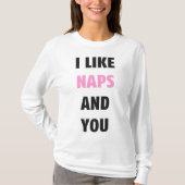 T-shirt J'Aime Les Naps Et Toi (Devant)