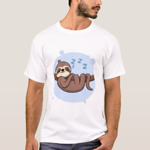 T-shirt J'Aime Les Naps - Napping Sloth