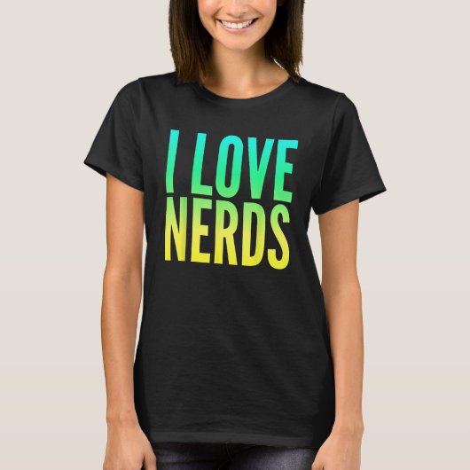 T-shirt J'Aime Les Nerds (Devant)