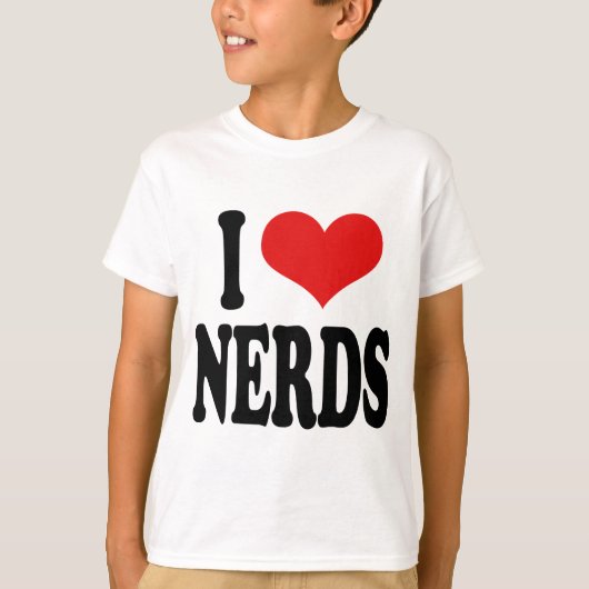 T-shirt J'Aime Les Nerds (Devant)