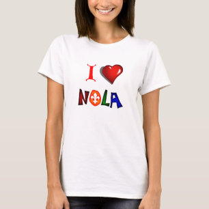 T-SHIRT J'AIME LES NOUVEAUX ORLÉANS LOUISIANA