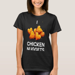 T-shirt J'Aime Les Nuggets De Poulet