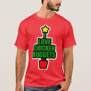 T-shirt J'Aime Les Nuggets De Poulet