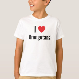 T-shirt J'aime les Orangutans