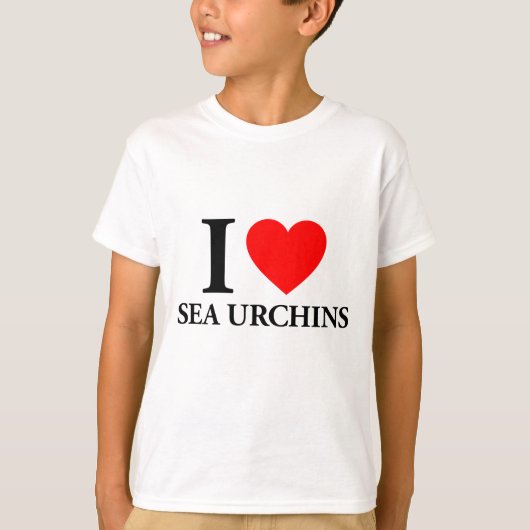 T-shirt J'Aime Les Ourchins De Mer (Devant)