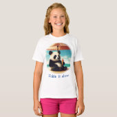 T-shirt J'aime les ours de panda (Devant entier)