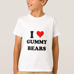 T-shirt J'aime les ours gommeux
