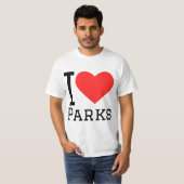 T-shirt J'aime les parcs (Devant entier)