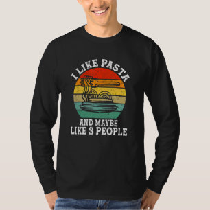 T-shirt J'aime les pâtes et j'aime peut-être 3 personnes