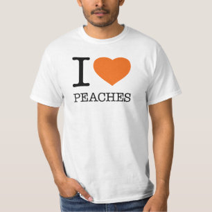 T-SHIRT J'AIME LES PEACHES
