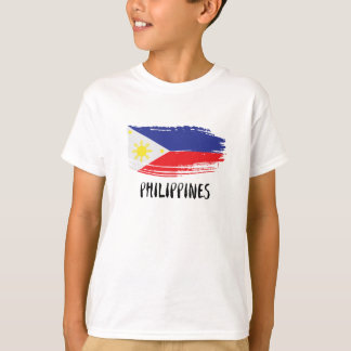 T-shirt J'aime les Philippines avec un drapeau