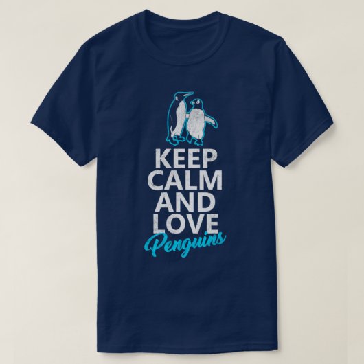 T-shirt J'aime les pingouins (Design devant)