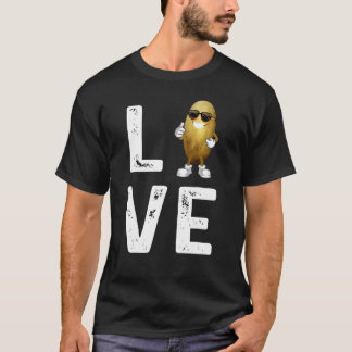 T-shirt J'Aime Les Pommes De Terre Légumes Pomme De Terre 