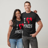 T-shirt J'aime les poneys (Unisexe)