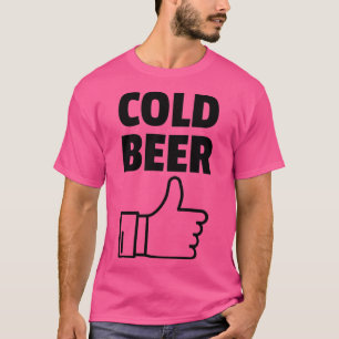 T-shirt J'Aime Les Pouces De Bière Froide