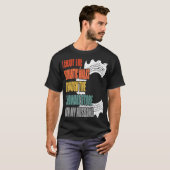 T-shirt J'aime les promenades romantiques à travers le mat (Devant entier)