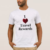 T-shirt J'aime les récompenses voyage Indépendance financi (Devant)