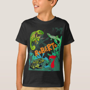 T-shirt J'aime les reptiles pour mon anniversaire ! T-Shi