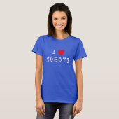 T-shirt J'aime les robots (Devant entier)