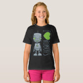 T-shirt J'aime les robots (Devant entier)