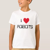T-shirt J'aime les robots (Devant)