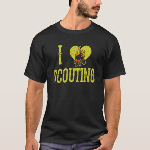 T-shirt J'Aime Les Scouts Scouts Scouts En Plein Air Rando