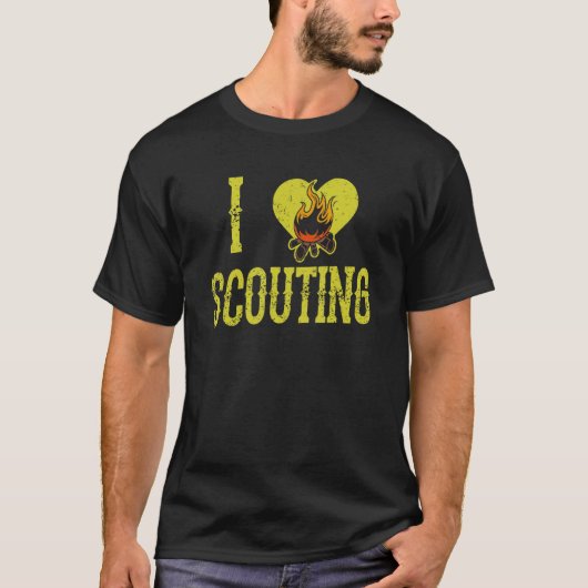 T-shirt J'Aime Les Scouts Scouts Scouts En Plein Air Rando (Devant)