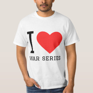 T-shirt J'aime les séries de guerre