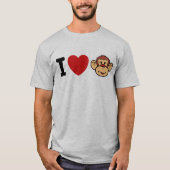 T-shirt J'Aime Les Singes (Devant)