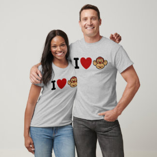 T-shirt J'Aime Les Singes