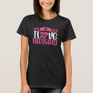 T-shirt J'aime les soins infirmiers Inspirational Nurse RN