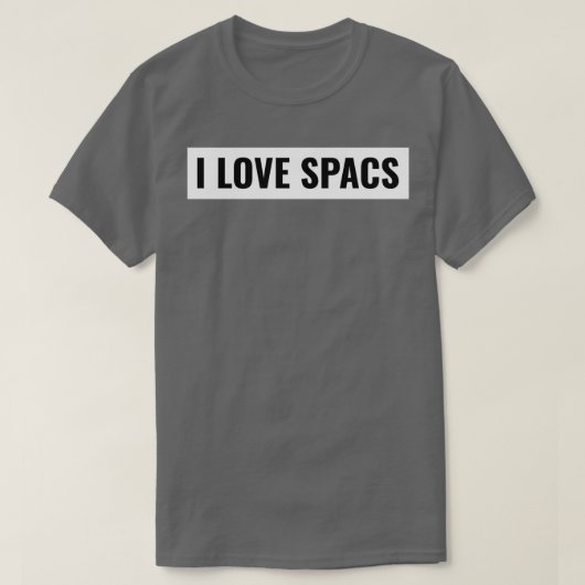T-shirt J'aime les SPAC (Design devant)