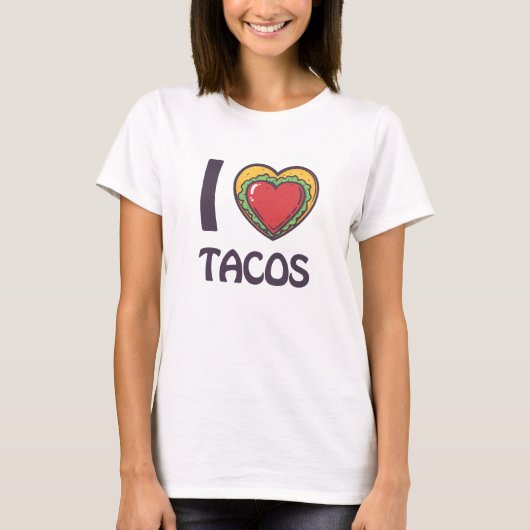 T-shirt J'aime les Tacos (Devant)