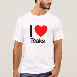 T-shirt j'aime les teaks