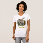 T-shirt J'aime les tigres (Devant entier)