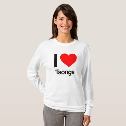 T-shirt j'aime les tonga (Devant entier)