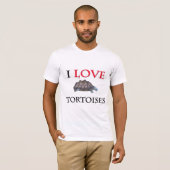 T-shirt J'aime les tortues (Devant entier)