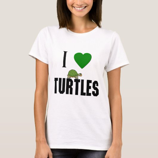 T-shirt J'Aime Les Tortues (Devant)
