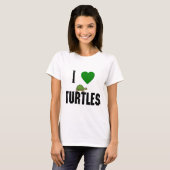 T-shirt J'Aime Les Tortues (Devant entier)